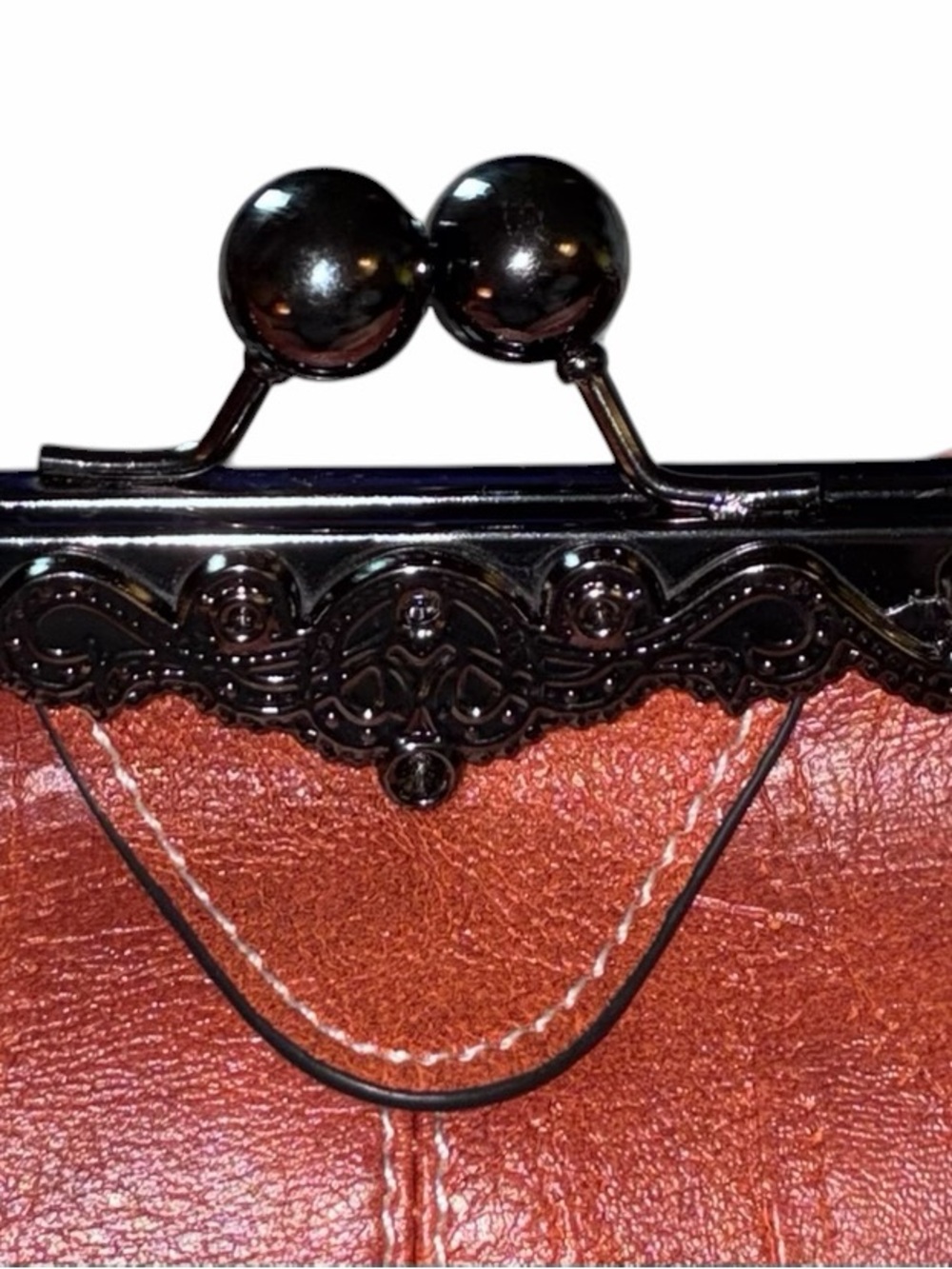 SEGATER EUC RETRO KISSLOCK CROSSBODY BAG - Picture 6 of 7